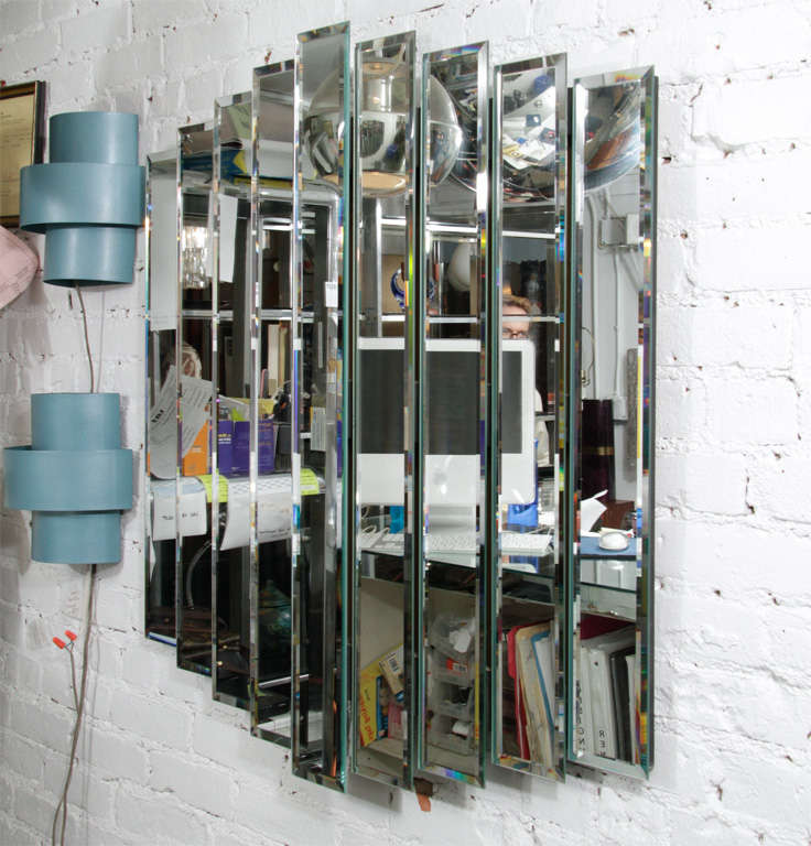 Super Glam Stacked Deco Inspired Mirror 3